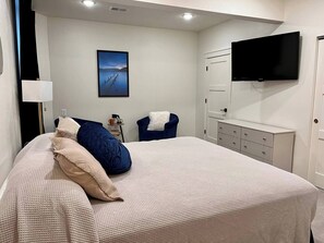 Desk, iron/ironing board, free WiFi, bed sheets