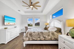 4 slaapkamers, een strijkplank/strijkijzer, wifi, beddengoed