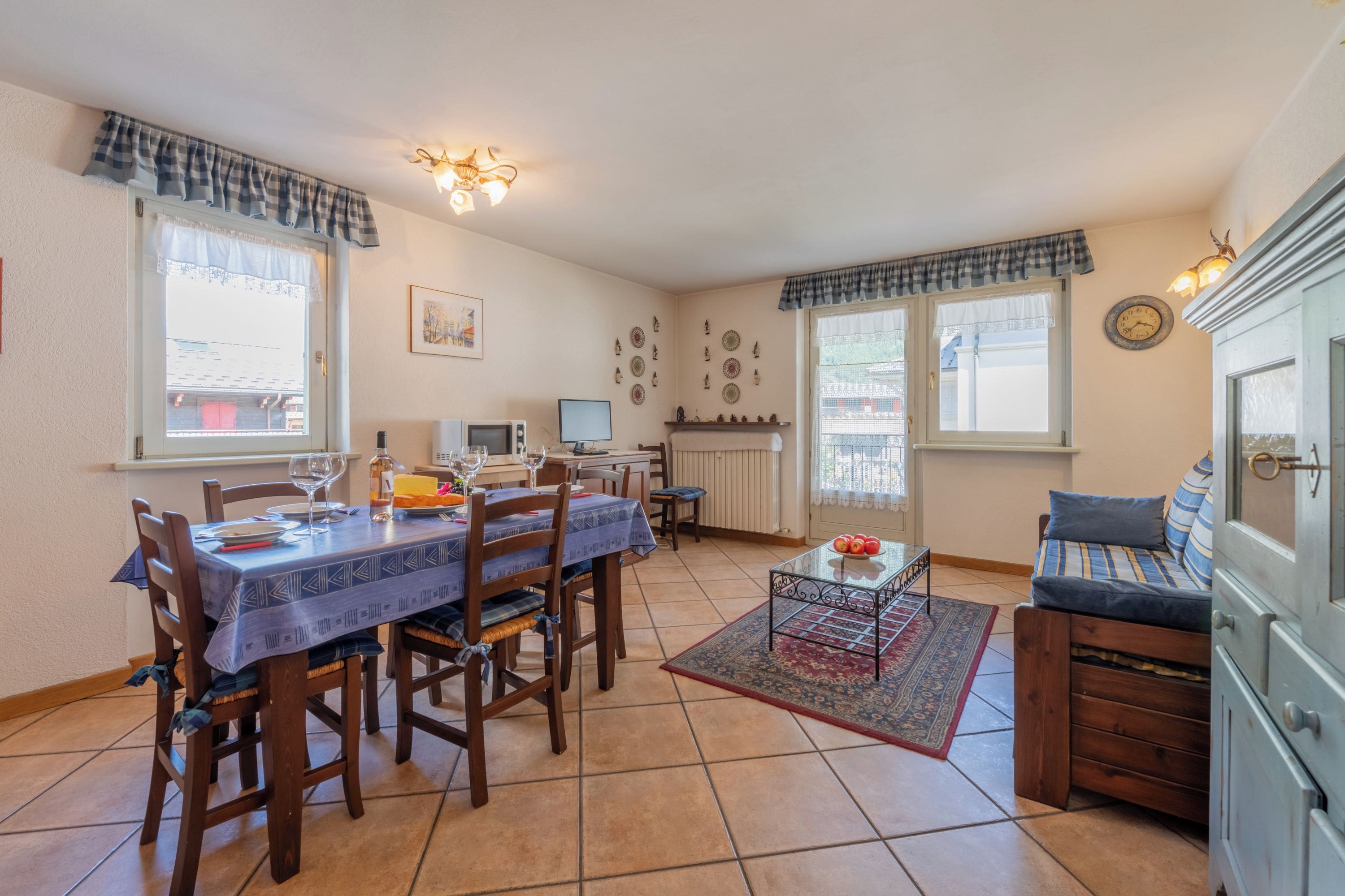 Living and dining room