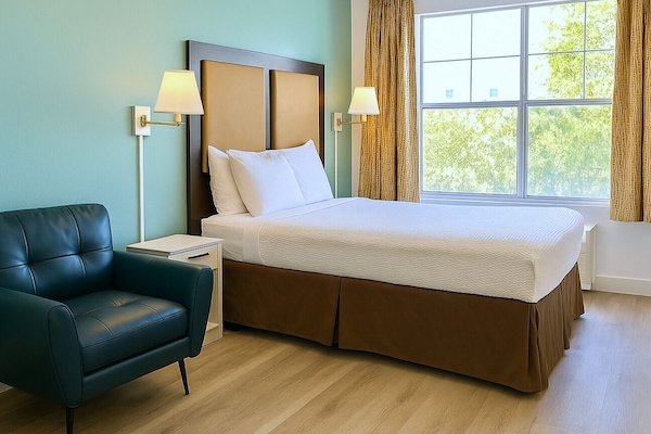 1 chambre, fer et planche à repasser, Wi-Fi gratuit, draps fournis