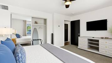 1 slaapkamer, een bureau, een strijkplank/strijkijzer, gratis wifi