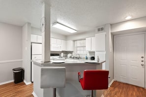 Microwave, oven, dishwasher