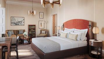 Ropa de cama de alta calidad, colchones con acolchado adicional, minibar
