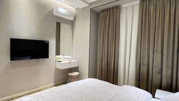 Elite Apartment | Langsir/tirai gelap terus, seterika/papan seterika, Wi-fi percuma