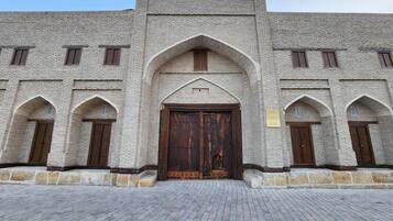 Outdoor wedding area