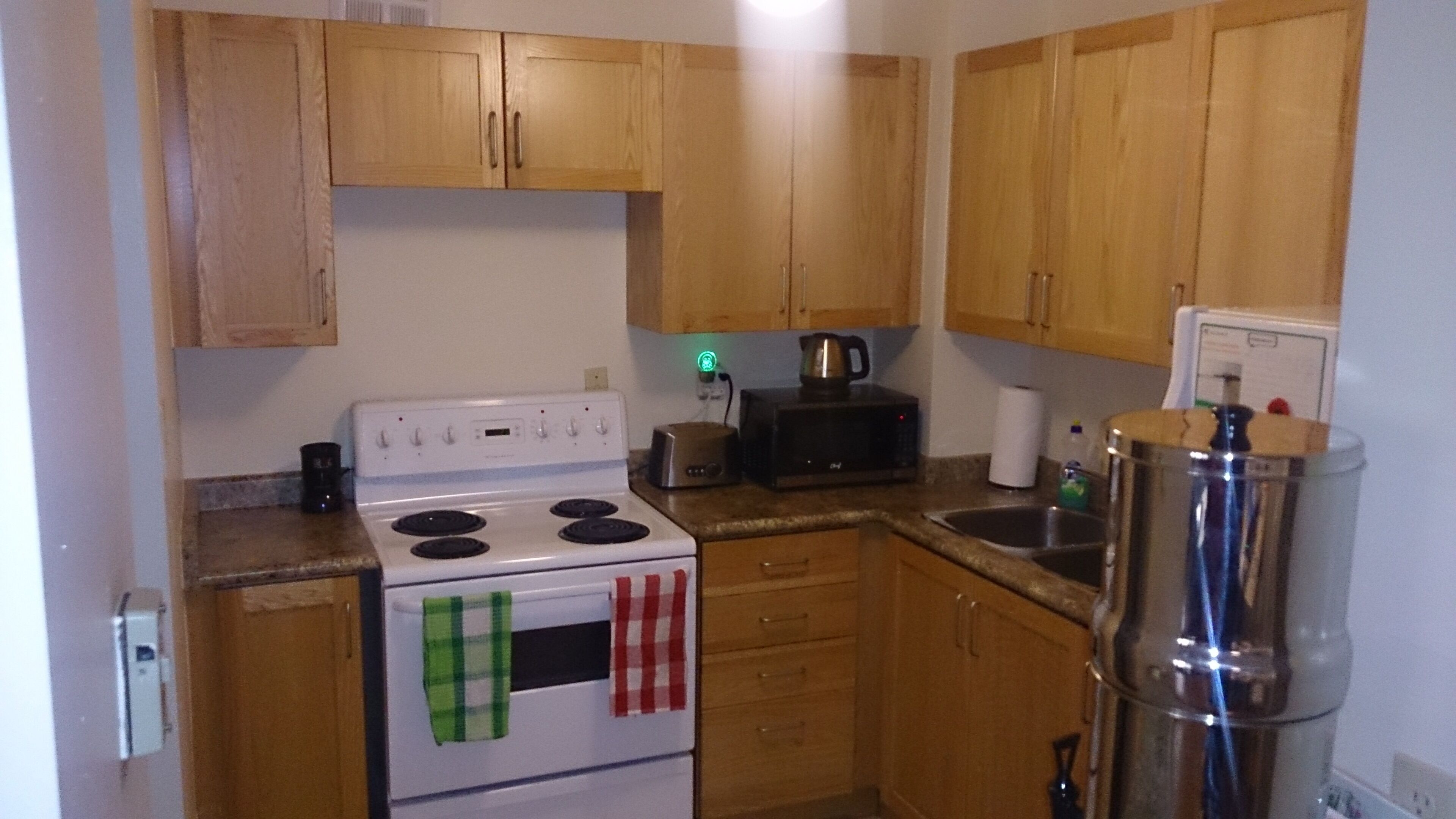 Microwave, oven, stovetop