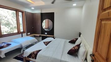 Een kluis op de kamer, verduisterende gordijnen, geluiddichte muren