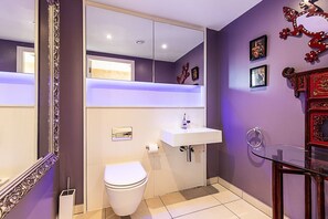 Regadera y secadora de cabello 