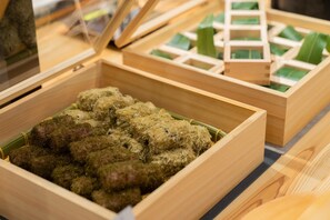 Dagelijks ontbijtbuffet (JPY 2800 per persoon)