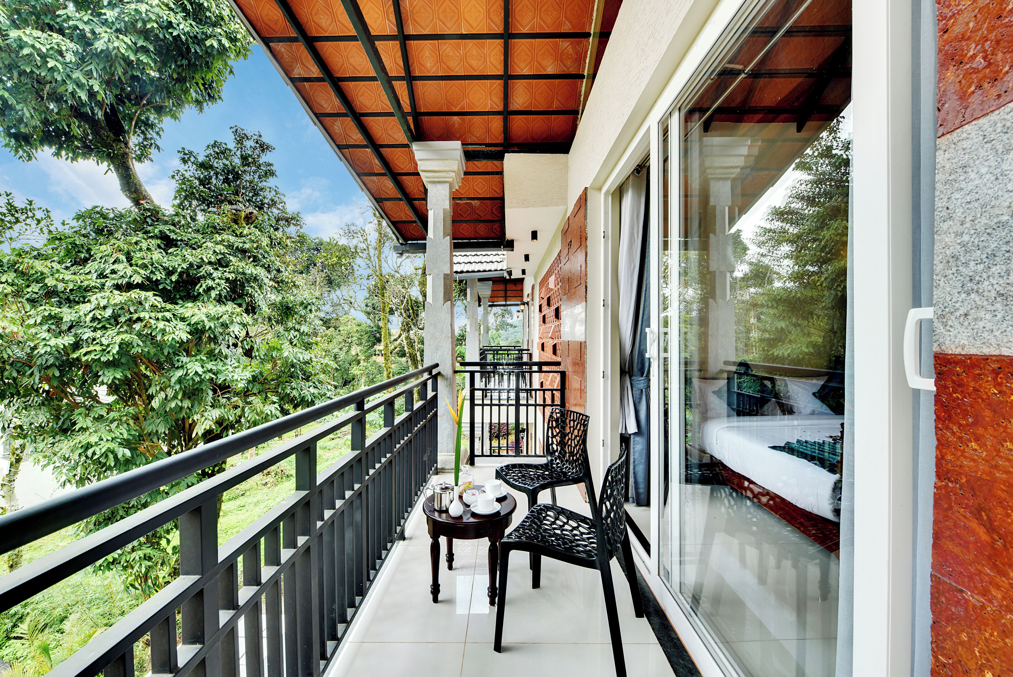 Deluxe Double Room, Non Smoking | Balcony view