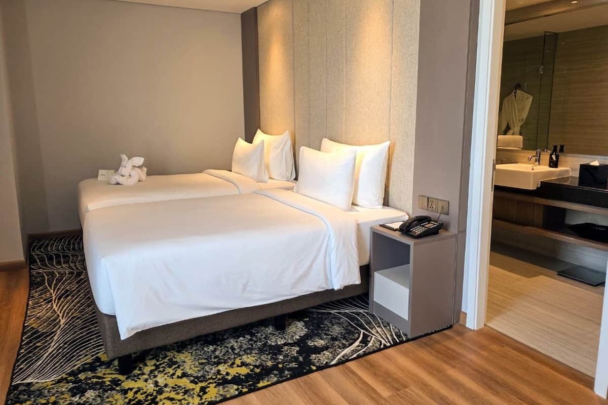 Premium bedding, minibar, in-room safe, free cots/infant beds