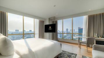 Kahden hengen superior-huone | Minibaari, tallelokero huoneessa, ilmainen Wi-Fi