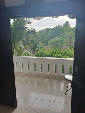 Habitación individual, balcón, vista a la alberca | Terraza o patio