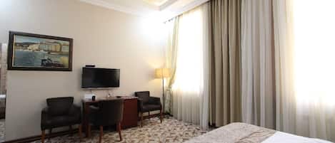 Standard Double Room | Premium bedding, minibar, in-room safe, individually decorated