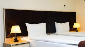 Chambre Exclusive avec lits jumeaux | Literie de qualité supérieure, matelas Select Comfort, minibar