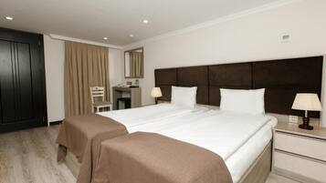 Ropa de cama de alta calidad, colchones Select Comfort y minibar