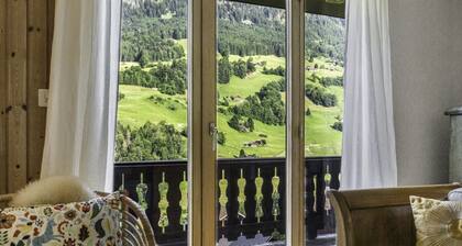 Val d'Illiez, 6 pers • Balcony & view - parking