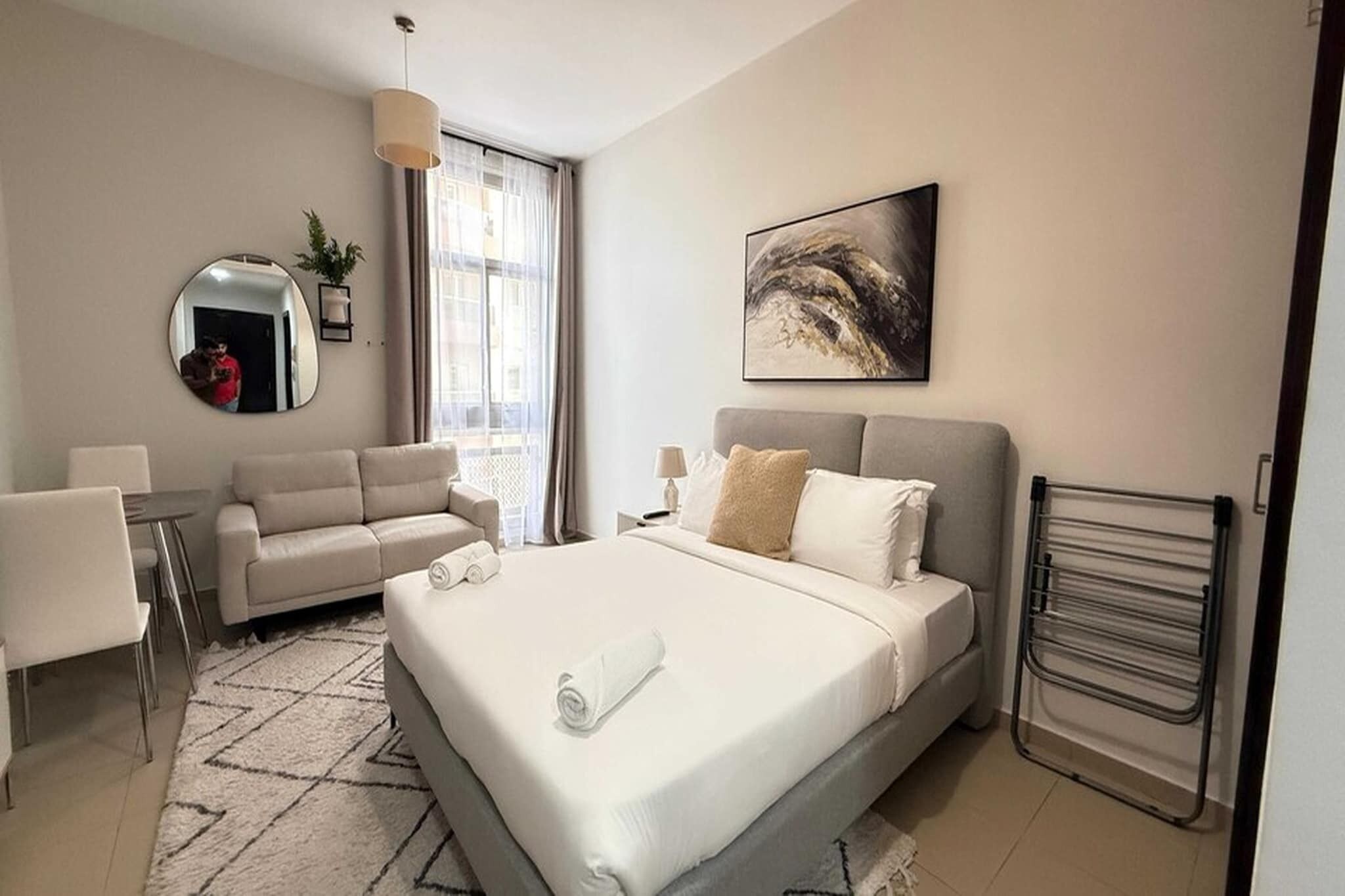 1 室のベッドルーム、WiFi (無料)、ベッドシーツ