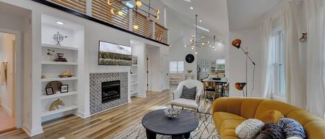 Smart TV, fireplace, offices