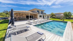 屋外プール、温水プール