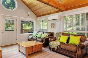 スマートテレビ、暖炉、DVD プレーヤー、書庫