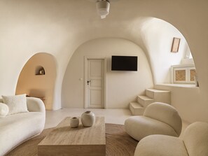 Living area - Maison Dalidaz (Santorini)
