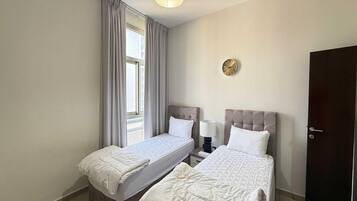 1 室のベッドルーム、WiFi (無料)、ベッドシーツ