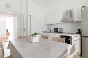 Fridge, microwave, dishwasher, ice maker