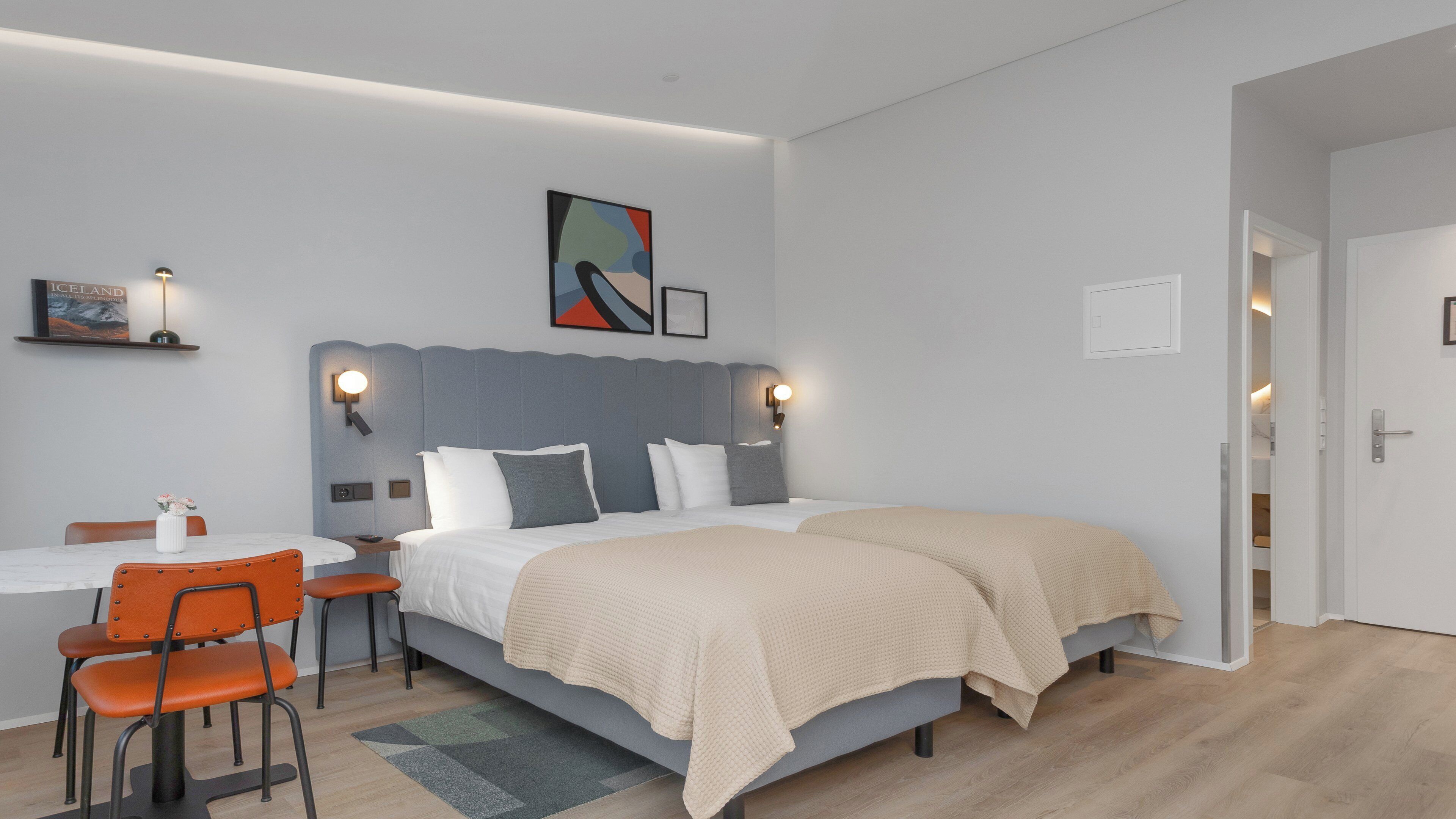 In-room safe, laptop workspace, blackout curtains, soundproofing