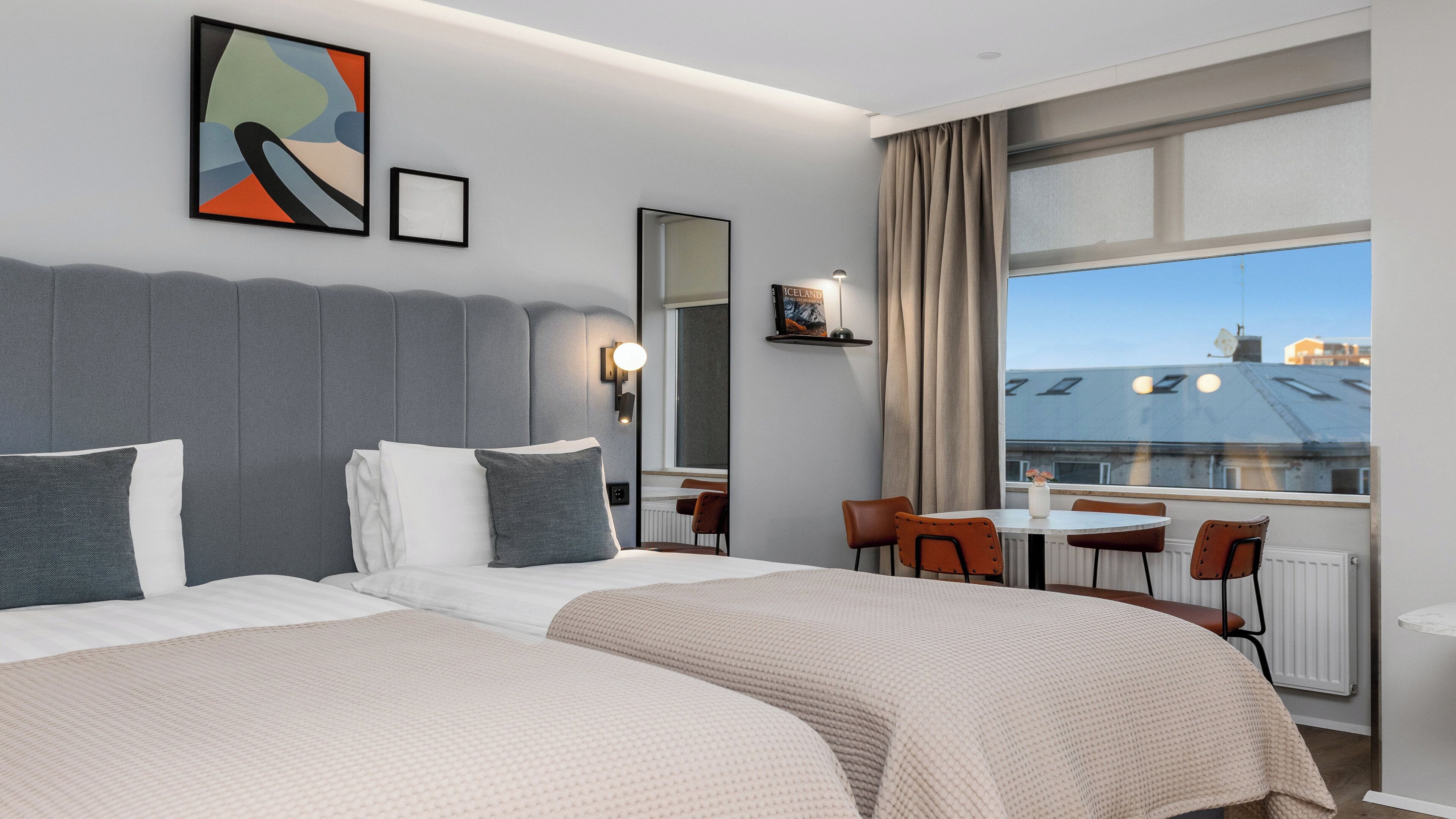 Studio, Multiple Beds, Kitchen | In-room safe, laptop workspace, blackout drapes, iron/ironing board