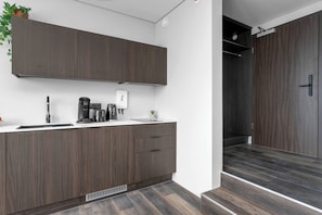 Studio, 1 Queen Bed with Sofa bed, Kitchen