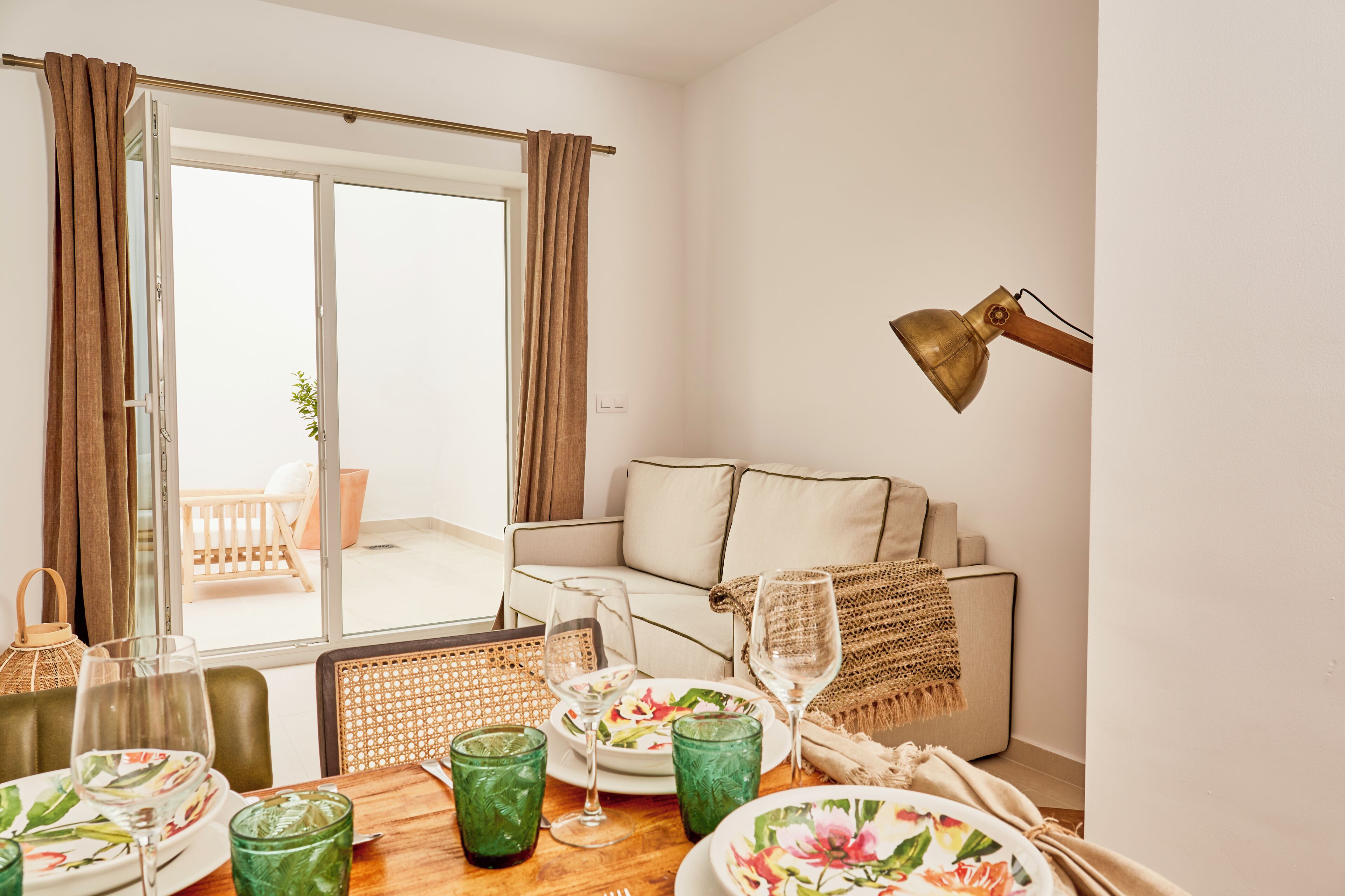 Deluxe appartement, uitzicht op de binnenplaats | Uitzicht op de binnenplaats