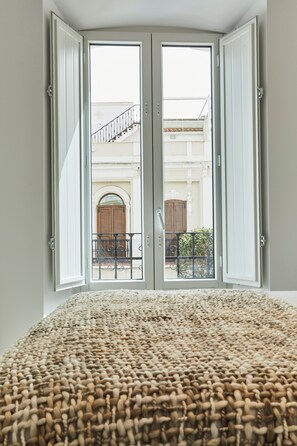 Deluxe Apartment, Balcony | Street view