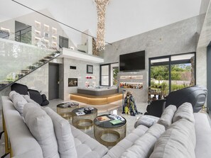 Lobby - Beautiful private villa for 10 guests with hot tub, WIFI, TV, terrace and pets allowed (Prostý)