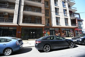 Façana frontal de l'allotjament