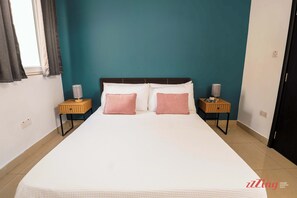 1 bedroom, iron/ironing board, travel crib, WiFi