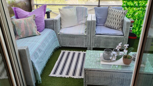 宿舍, 1 间卧室, 吸烟房, 阳台 | 阳台