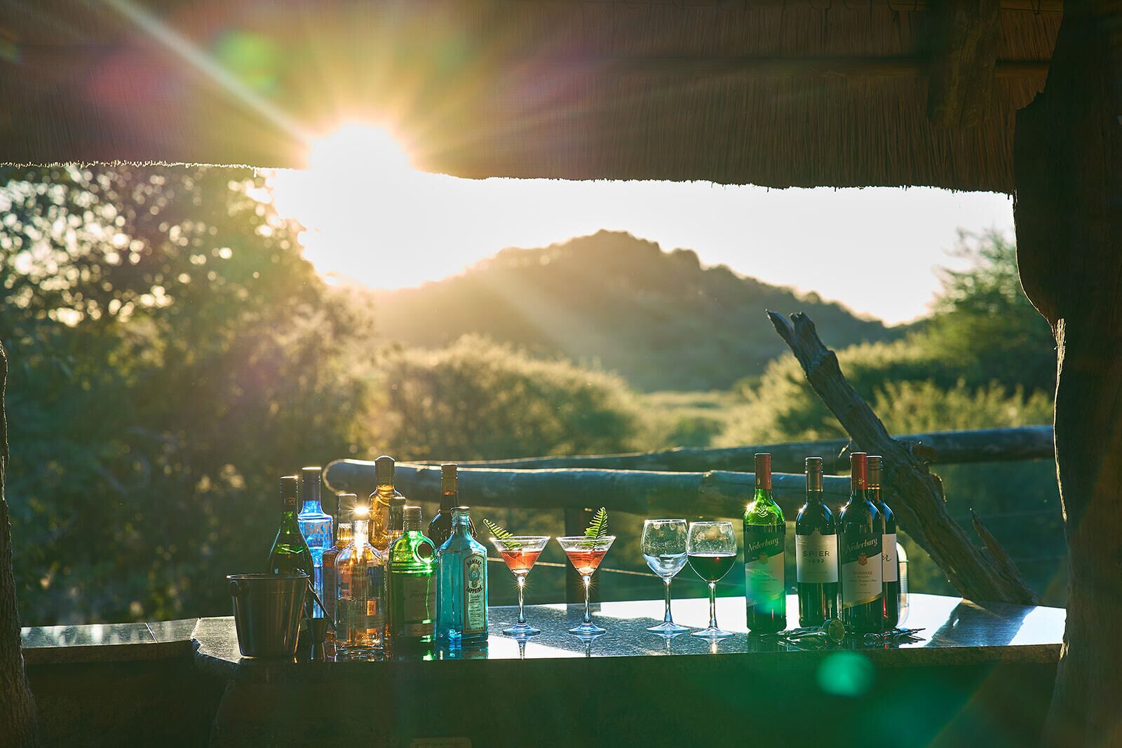 Poolside bar