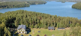 Cabin inin the center of Kashubia, Stężyca near Gdańsk, Water and Forest