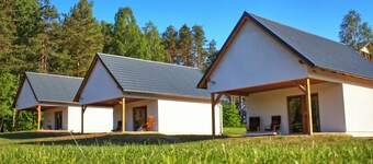 Cabin inin the center of Kashubia, Stężyca near Gdańsk, Water and Forest