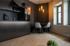 Fridge, oven, dishwasher, electric kettle
