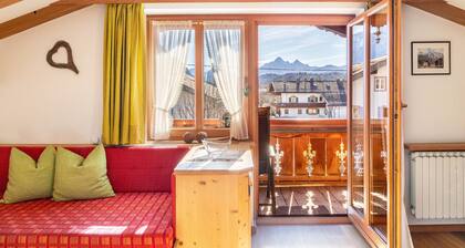 Appartement '4' avec vue sur la montagne, balcon et Wi-Fi