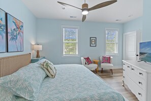 4 bedrooms, iron/ironing board, free WiFi, bed sheets