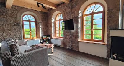 HexenburgbeiDresden 3 Zimmer Architektengaleriewohnung mit eigener Sauna, 2 Kaminen - Nähe Sächsische Schweiz