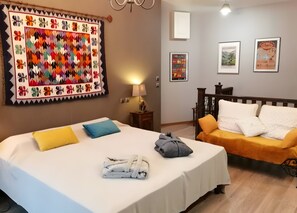 1 bedroom, iron/ironing board, bed sheets
