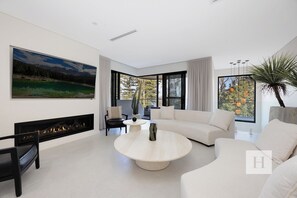 Smart TV, fireplace, table tennis