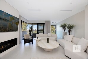 Smart TV, fireplace, table tennis