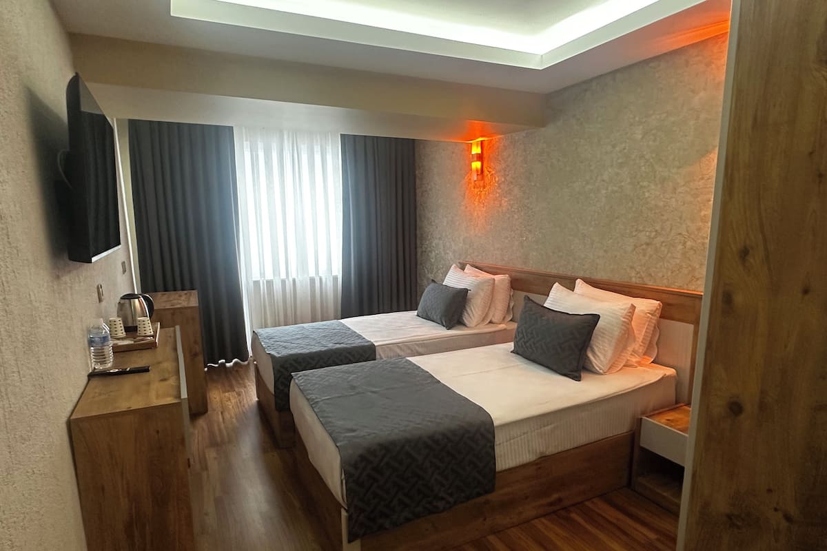 Comfort Double or Twin Room, Balcony, Garden View | In-room safe, desk, soundproofing, iron/ironing board