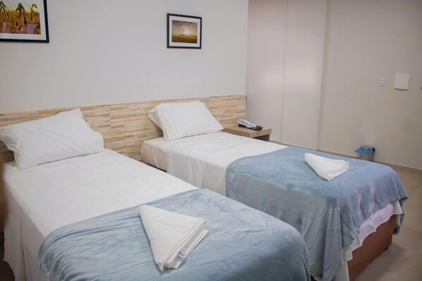 Free WiFi, bed sheets
