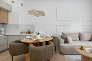 Apartment | Living room - Apartment, Indoor Pool, Close to the Beach (Rewal)